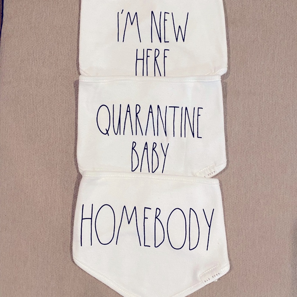 Rae Dunn bandanna bibs